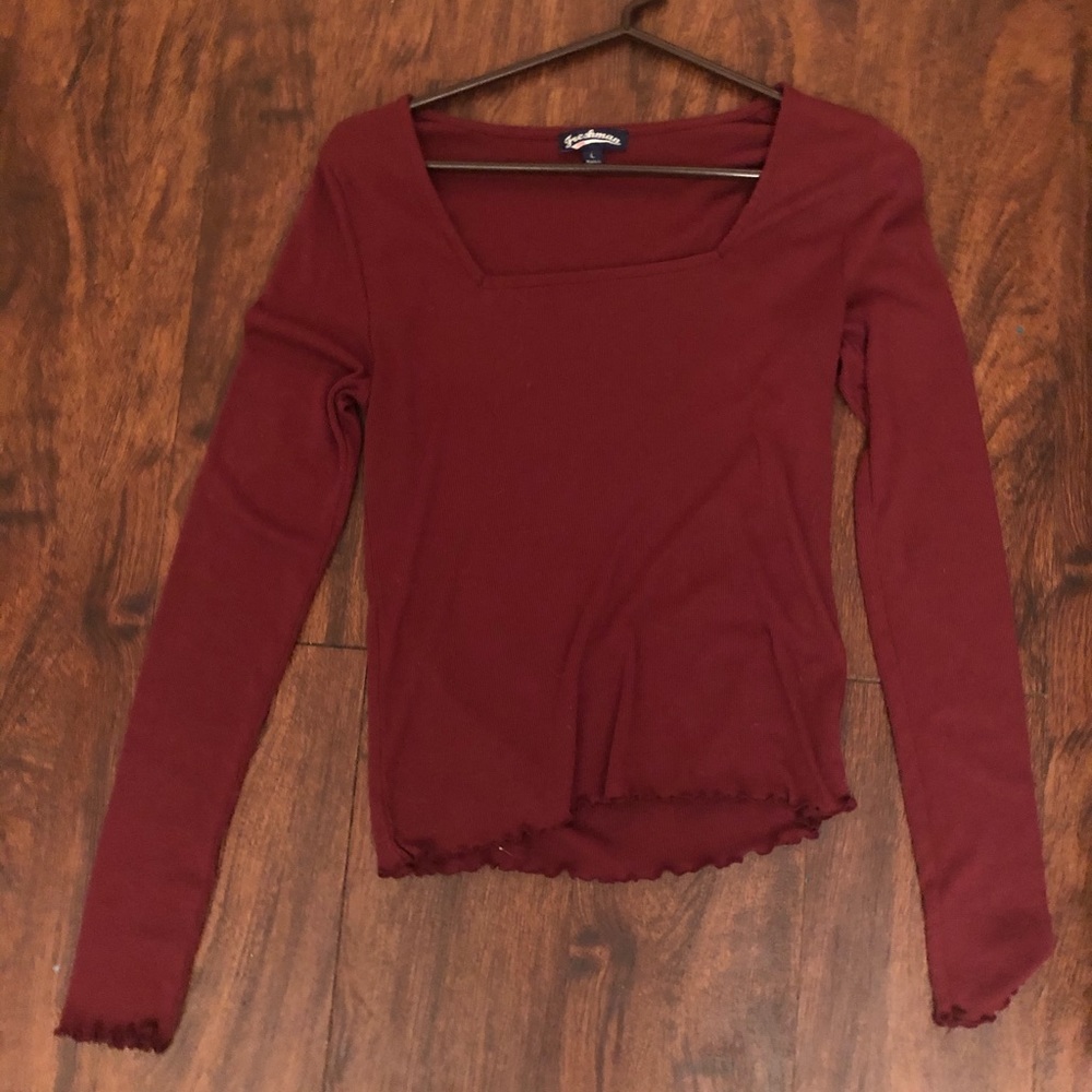 Freshman Large red long sleeve shirt